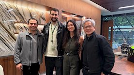 גנסנן הואנג אבינתן אור, צילום: אנבידיה